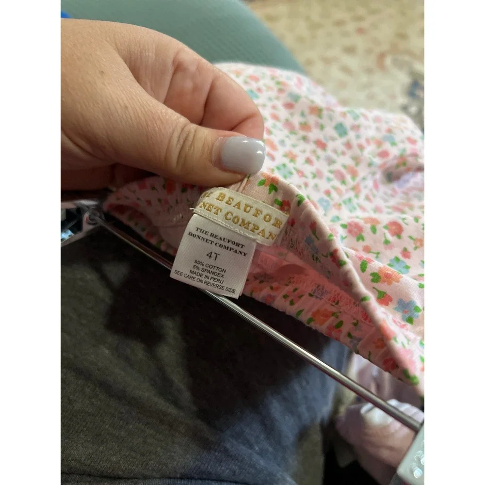 The Beaufort Bonnet Company floral leggings‎ 4T